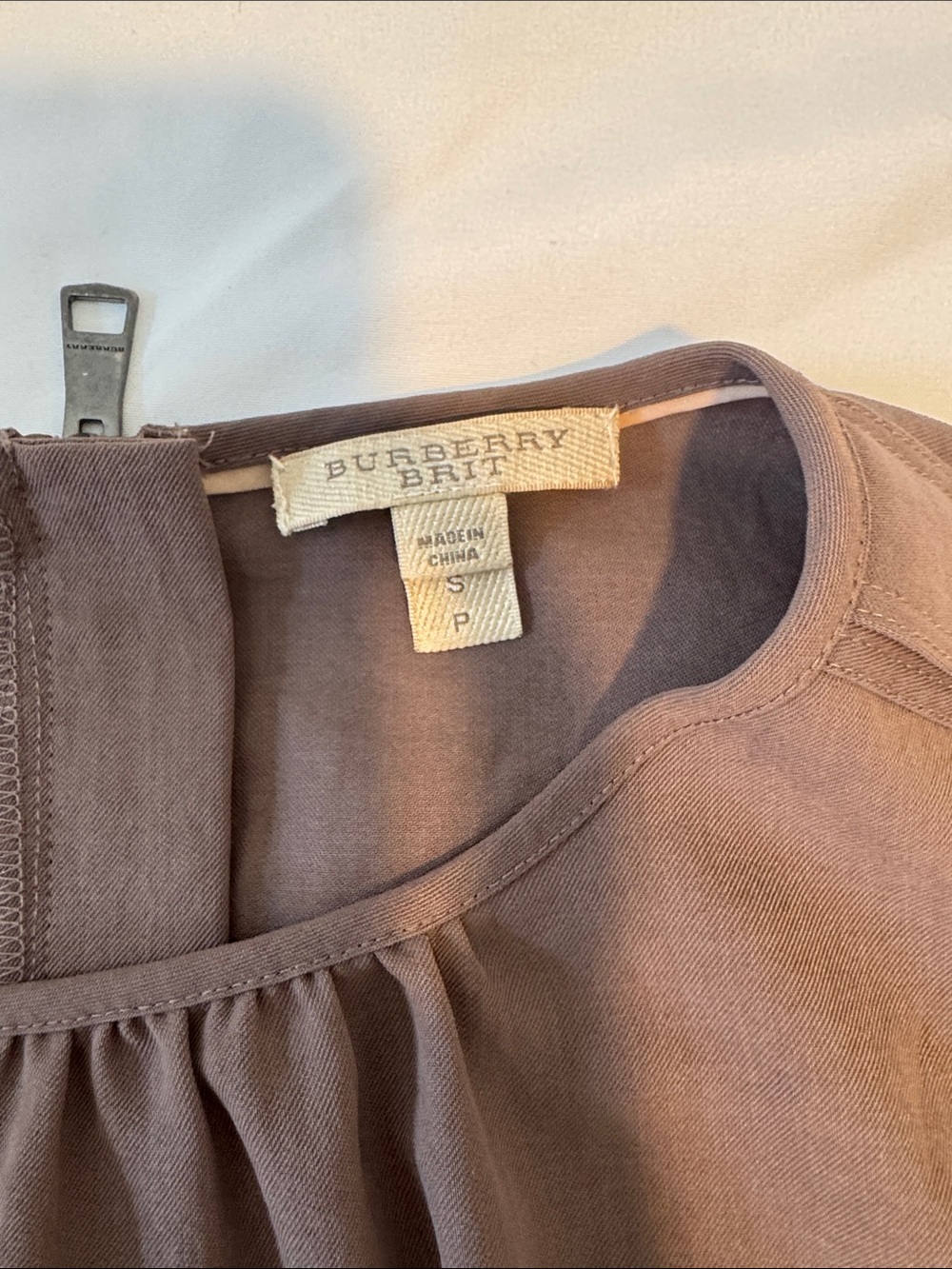 Burberry Brown Tunic Dress/Shirt - Picture 2 of 5